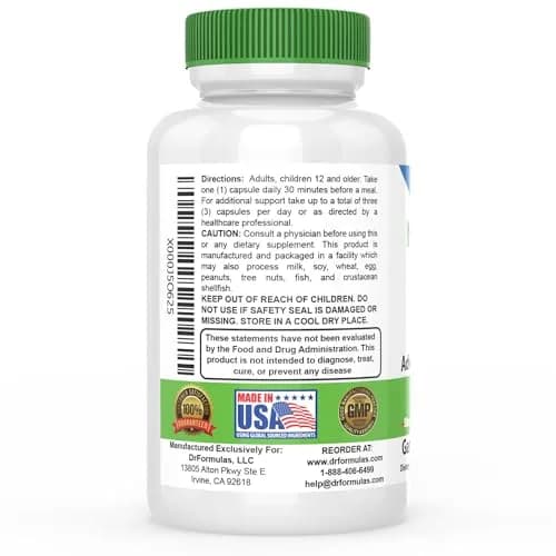 DrFormulas Nexabiotic Multi Probiotic 60 Count Capsules | 34.5 Billion CFUs for Digestive Health thumbnail 3