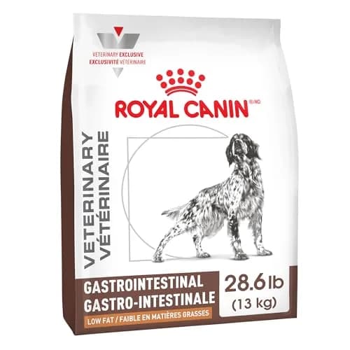 Royal Canin Veterinary Diet Canine Gastrointestinal Low Fat Adult Dry Dog Food, 28.6 lb Bag | Digestive Support for Sensitive Dogs thumbnail 1