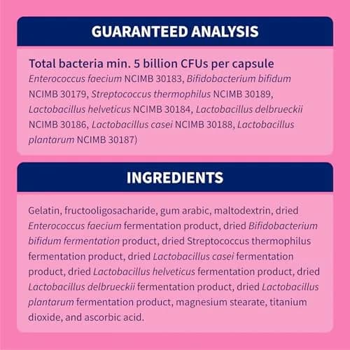 Nutramax Proviable Probiotics for Dogs & Cats Sprinkle Capsules 30 Count | Multi-Strain Gut Health Support thumbnail 7