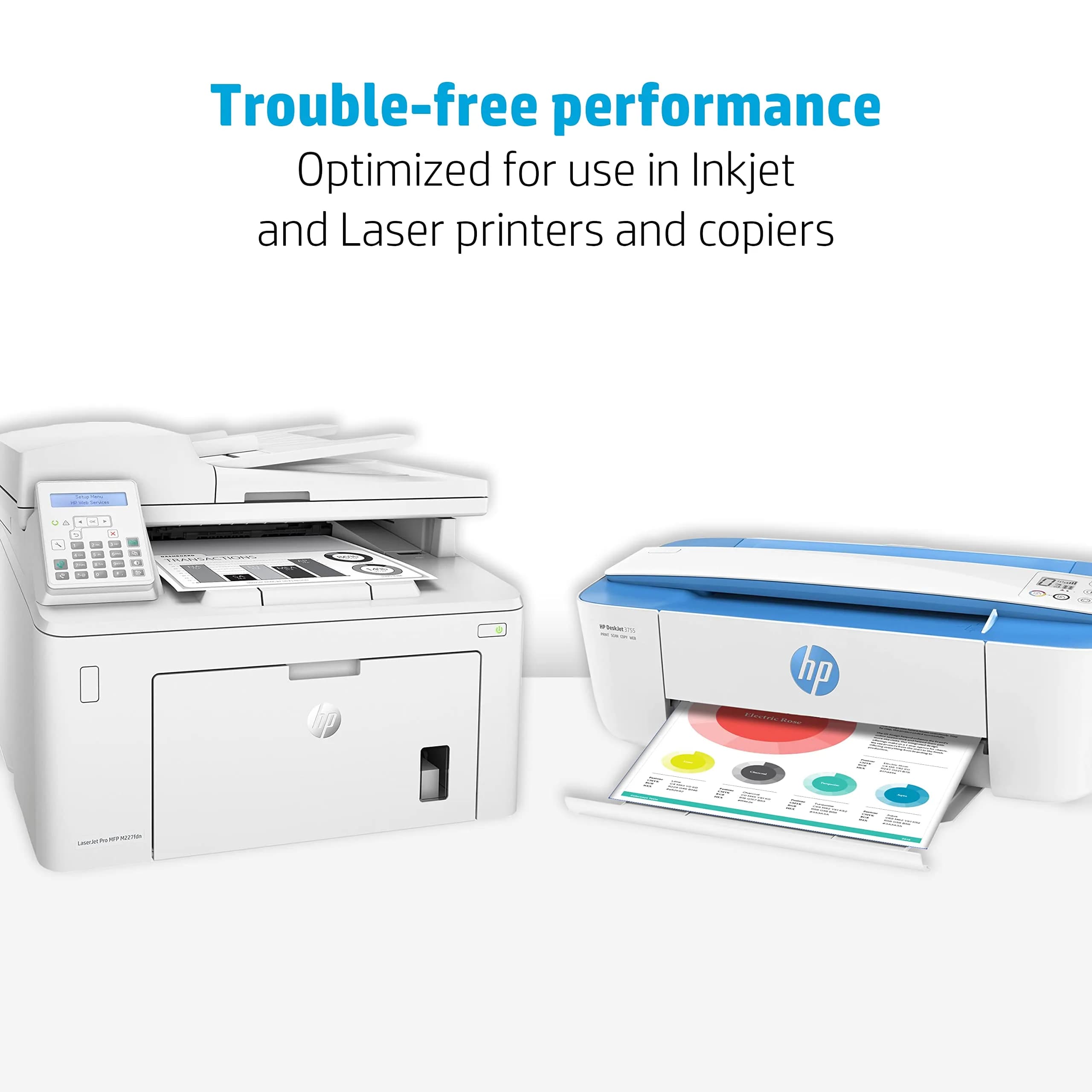 HP Papers Copy & Print 20 lb Printer Paper 8.5 x 11 Inch, 5000 Sheets | FSC Certified, 92 Bright White - view 4
