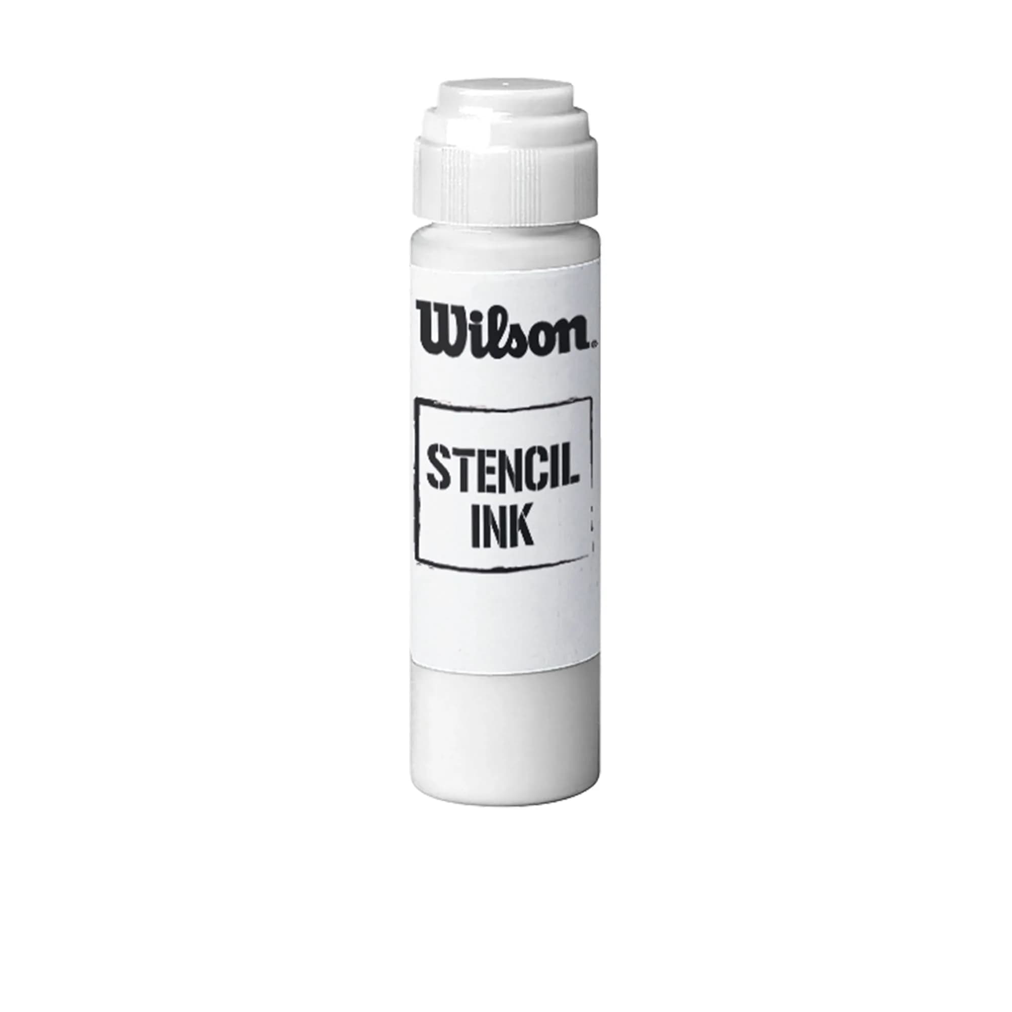 WILSON Stencil Ink White 40ml (1.4 fl oz) | Durable Tennis Racket String Ink - main product image