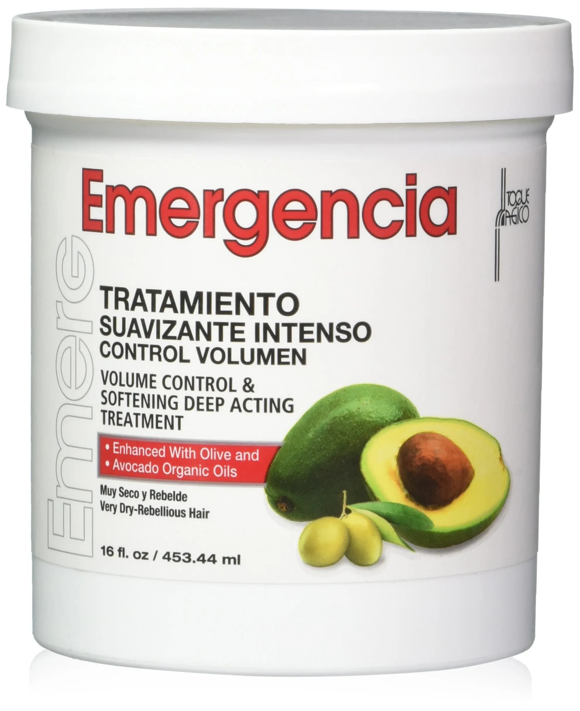 Toque Magico Emergencia Volume Control and Softening Deep Acting Mask 473ml (16 Ounce) | Revives Hair with Clean Scent - main product image