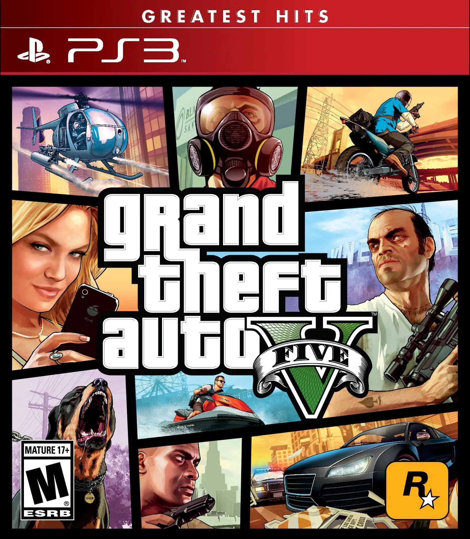 Rockstar Games Grand Theft Auto V - PlayStation 3 | Open World Action Adventure (120 chars) - main product image