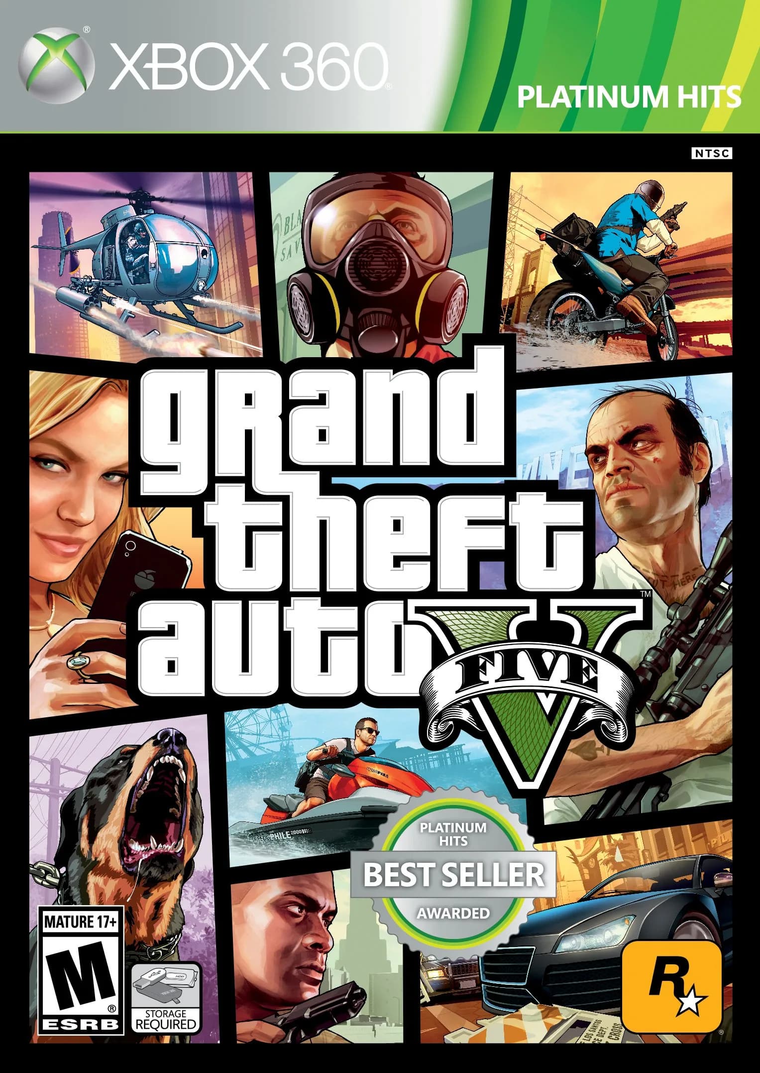 Rockstar Games Grand Theft Auto V - PlayStation 3 | Open World Action Adventure (120 chars) — Xbox 360