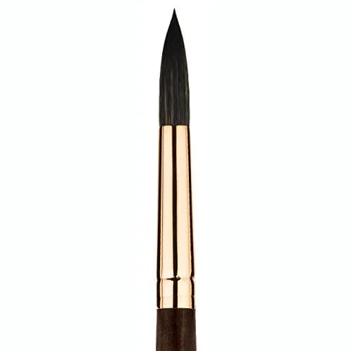 Princeton Neptune Synthetic Squirrel Watercolor Paint Brush Round Size 0 (0.25 inch / 6.35 mm) | Thirstiest Synthetic Brush for Oceans of Color thumbnail 2