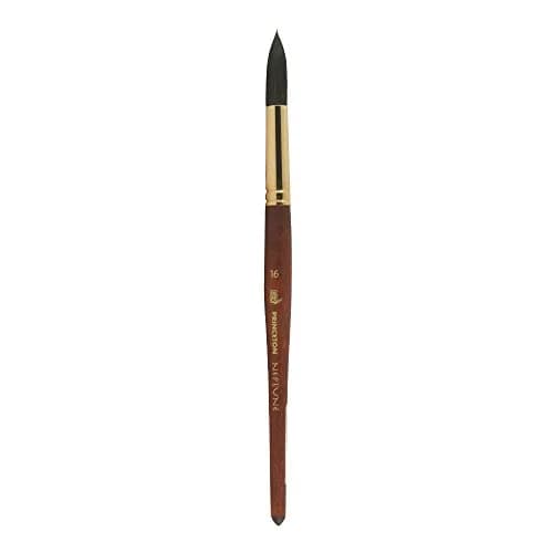 Princeton Neptune Round Brush, Synthetic, Size 16 | Watercolor Artist Brush for Fine Details & Large Areas thumbnail 1