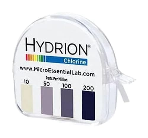 Mel Hydrion Chlorine Test Paper 15 ft | 10-200ppm Range for Sanitizer Verification thumbnail 1