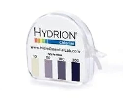 Mel Hydrion Chlorine Test Paper 15 ft | 10-200ppm Range for Sanitizer Verification thumbnail 3