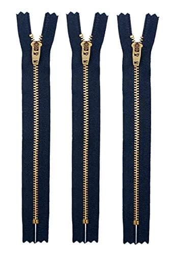 YKK Brass Zipper #4.5, 7" | Superior quality for sewing & jeans thumbnail 5