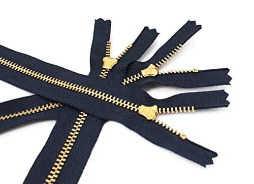 YKK Brass Zipper #4.5, 7" | Superior quality for sewing & jeans thumbnail 6