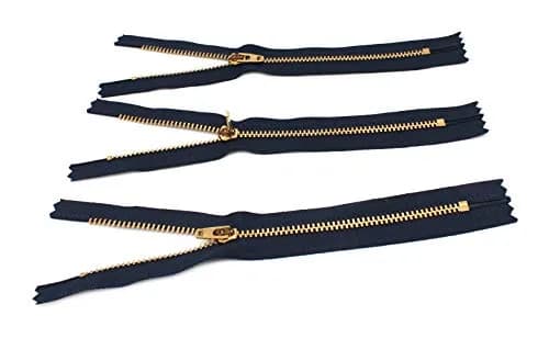 YKK Brass Zipper #4.5, 7" | Superior quality for sewing & jeans thumbnail 2