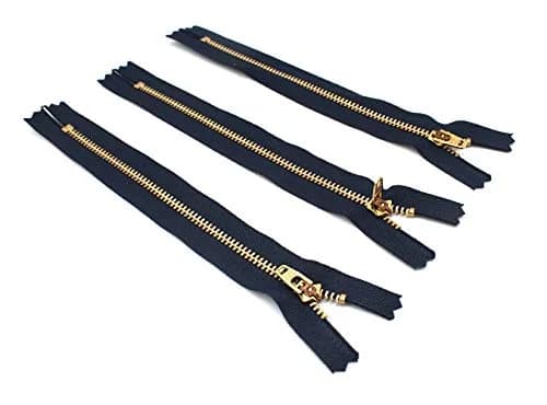 YKK Brass Zipper #4.5, 7" | Superior quality for sewing & jeans thumbnail 3