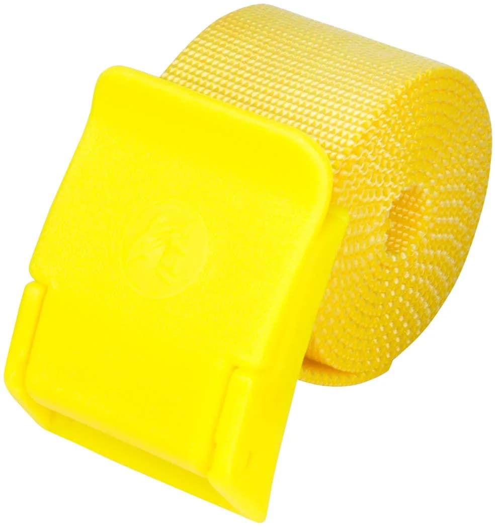 IST Nylon Webbing Diving Weight Belt 5’ (1.52 m) | Neon Yellow Webbing & Plastic Buckle