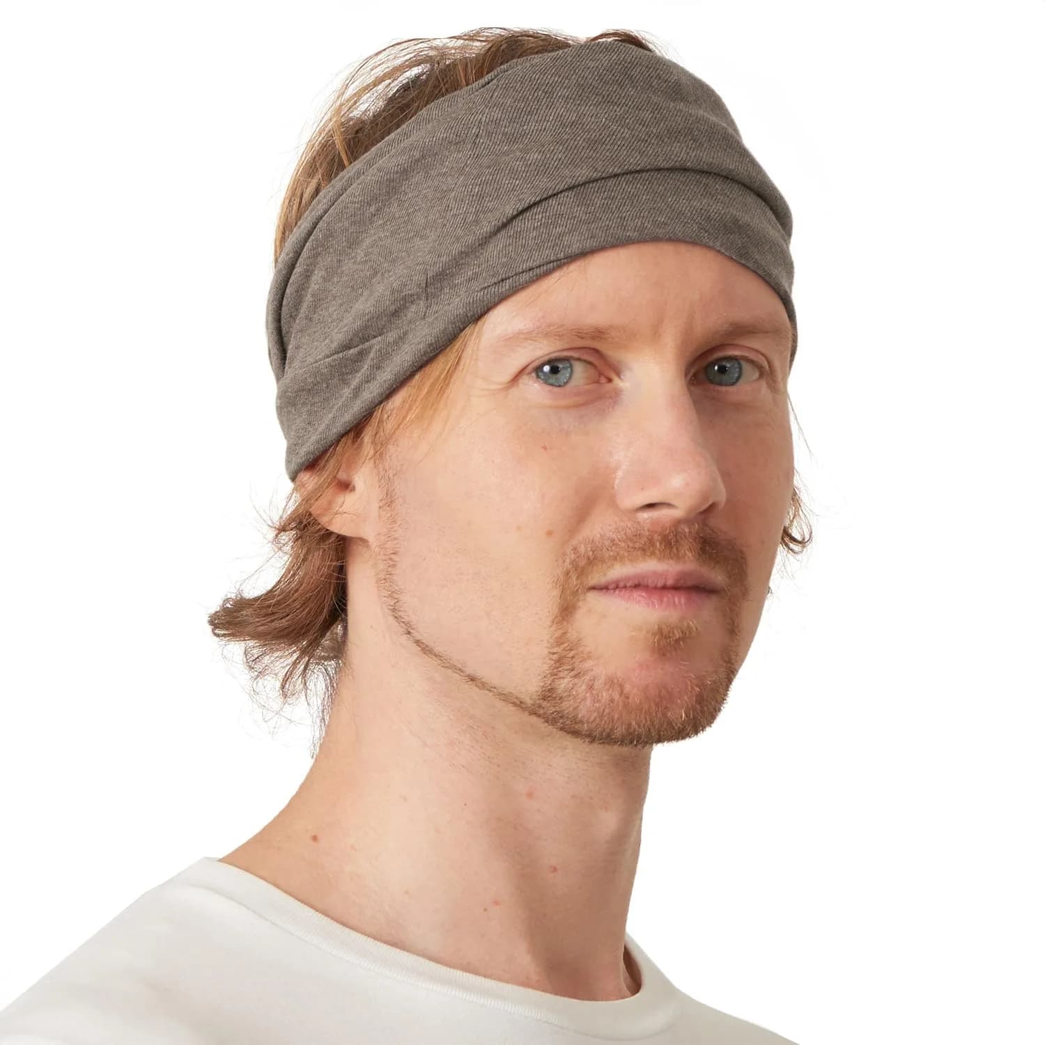 CHARM Organic Cotton Headband | Soft, UV-Resistant Yoga Hair Band for Sensitive Skin (8.3in x 5.9in)