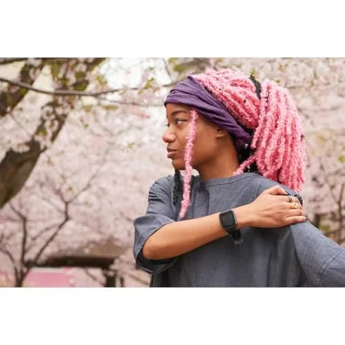 CHARM Organic Cotton Headband | Soft, UV-Resistant Yoga Hair Band for Sensitive Skin (8.3in x 5.9in) thumbnail 9