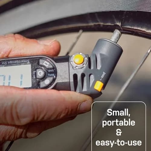 Topeak SmartGauge D2 Digital Bike Tire Pressure Gauge | Precise, Dual-Valve Compatibility, 250 psi thumbnail 2