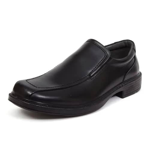 Deer Stags Greenpoint Slip-On Dress Loafer, Black, Size 8 | Classic Faux Leather Business Casual Shoe thumbnail 1