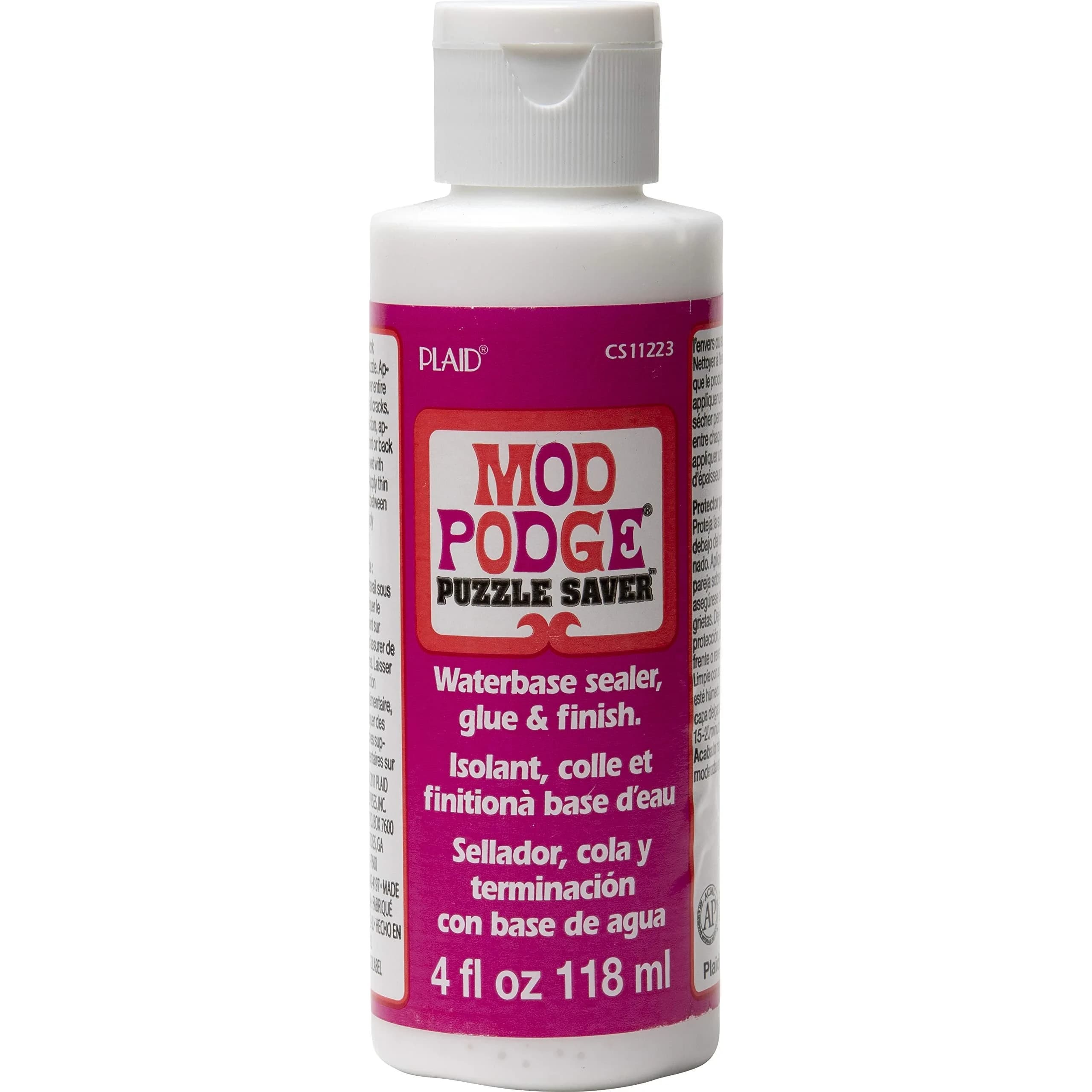 Mod Podge Puzzle Saver Glue Sealer Finish 4 oz (118ml) | Preserves Puzzles Permanently thumbnail 1