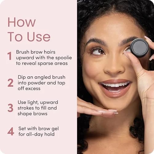 billion dollar brows Eyebrow Powder Taupe | Natural, Matte Finish, 1 Pan thumbnail 5
