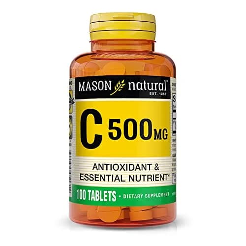 MASON NATURAL Vitamin C 500 mg | Immune Support & Collagen Production (100 Count) thumbnail 1