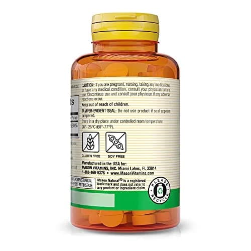 MASON NATURAL Vitamin C 500 mg | Immune Support & Collagen Production (100 Count) thumbnail 3