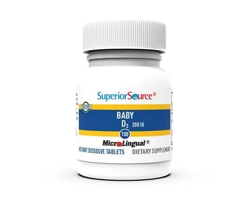 Superior Source Baby Vitamin D3 100 Ct | Supports Immune, Teeth & Bone Health thumbnail 4