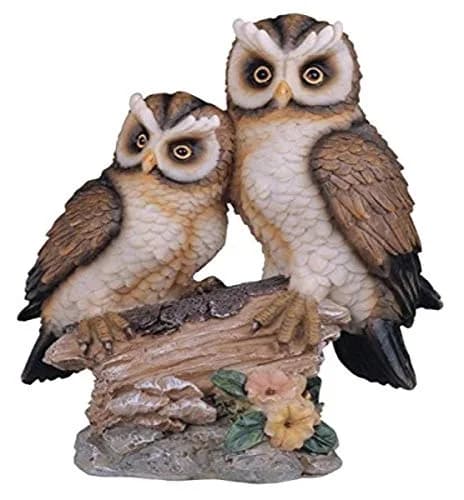 StealStreet Polyresin Owl Figurine 16.5 cm (6.5") | Classic Tree Log Accent Piece thumbnail 1