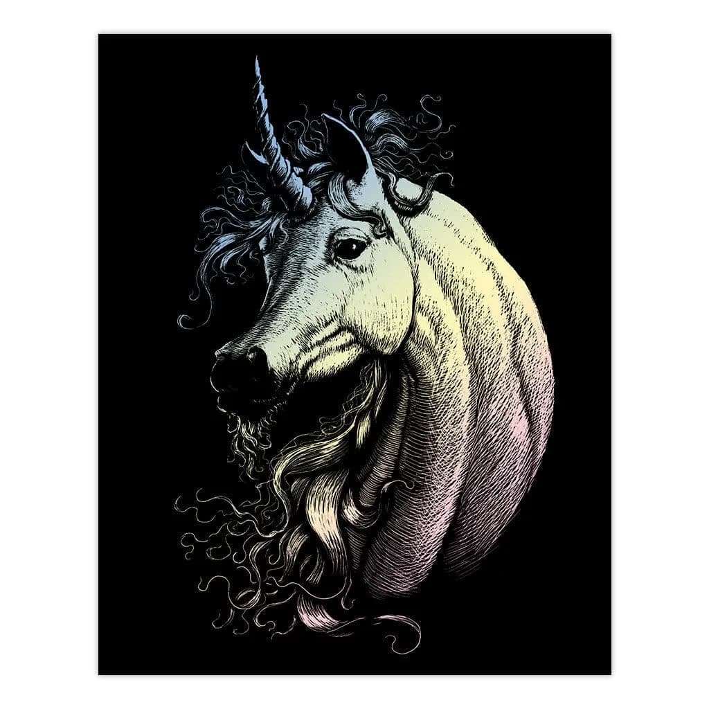 Royal Brush Holographic Foil Engraving Art Kit 8x10 Inch Proud Unicorn | Foil Art for Creative Expression - view 2