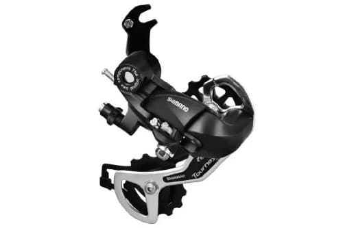 Shimano Tourney RD-TY300-SGS Rear Derailleur 6/7-Speed 34T Capacity, Black | Long Cage for Wide Gearing thumbnail 1