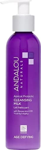 Andalou Naturals Age Defying Apricot Probiotic Cleansing Milk 178ml (6 fl oz) | Gentle Hydrating Cleanser for Dry Skin thumbnail 1