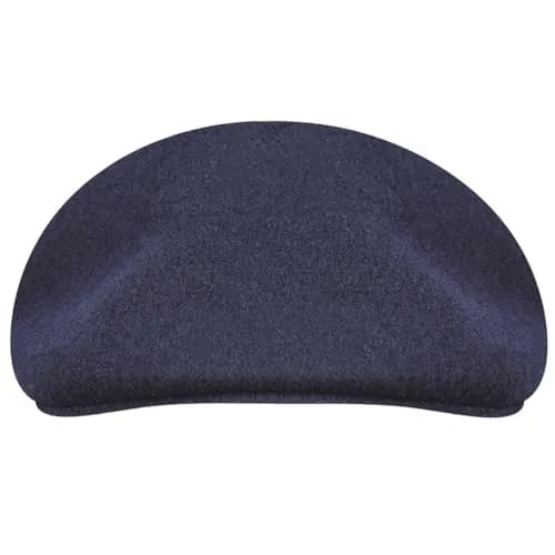 Kangol Seamless Wool 507 Flat Cap Dark Blue | Classic Newsboy Style for Men & Women thumbnail 6