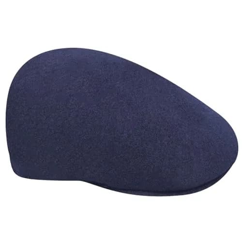 Kangol Seamless Wool 507 Flat Cap Dark Blue | Classic Newsboy Style for Men & Women thumbnail 7