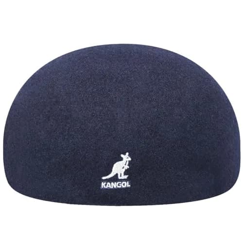 Kangol Seamless Wool 507 Flat Cap Dark Blue | Classic Newsboy Style for Men & Women thumbnail 8