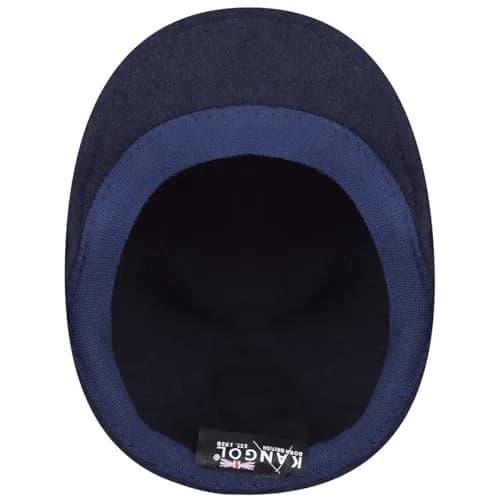 Kangol Seamless Wool 507 Flat Cap Dark Blue | Classic Newsboy Style for Men & Women thumbnail 9