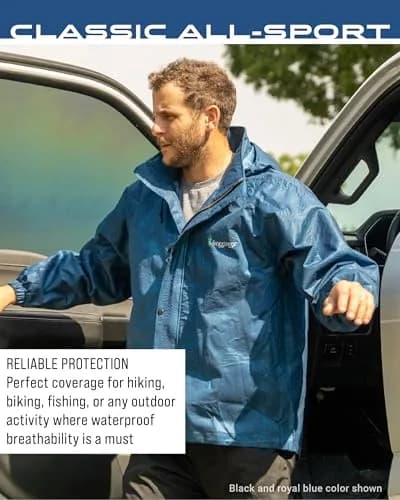 FROGG TOGGS Men's Classic All-Sport Waterproof Breathable Rain Suit Large thumbnail 2