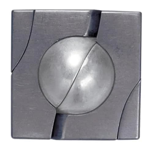 Bepuzzled Marble Hanayama Metal Brainteaser Puzzle Level 4 | 113g (4 oz) thumbnail 1