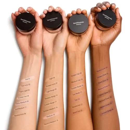 bareMinerals Original Loose Powder Foundation SPF 15, Fairly Light 03, Vegan, Cruelty-Free & Dermatologist-Tested | 7.9g (0.28 Oz) thumbnail 7