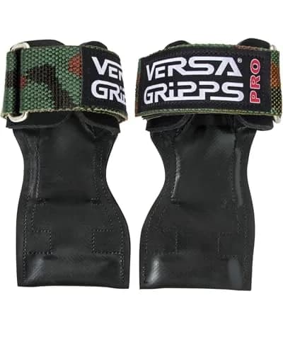 Versa Gripps PRO Wrist Straps for Weightlifting, XS Camo | USA-Made Grip Support for Serious Athletes thumbnail 1