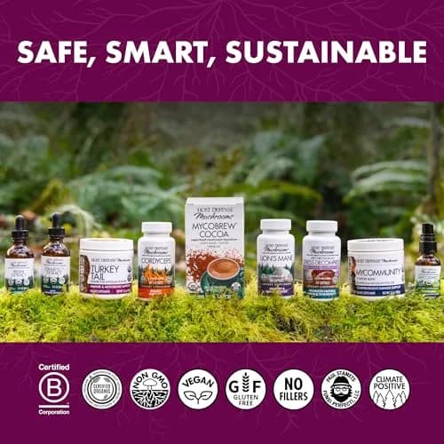 Host Defense Turkey Tail Capsules 120 Count | Digestive Health & Immune Response Support thumbnail 7