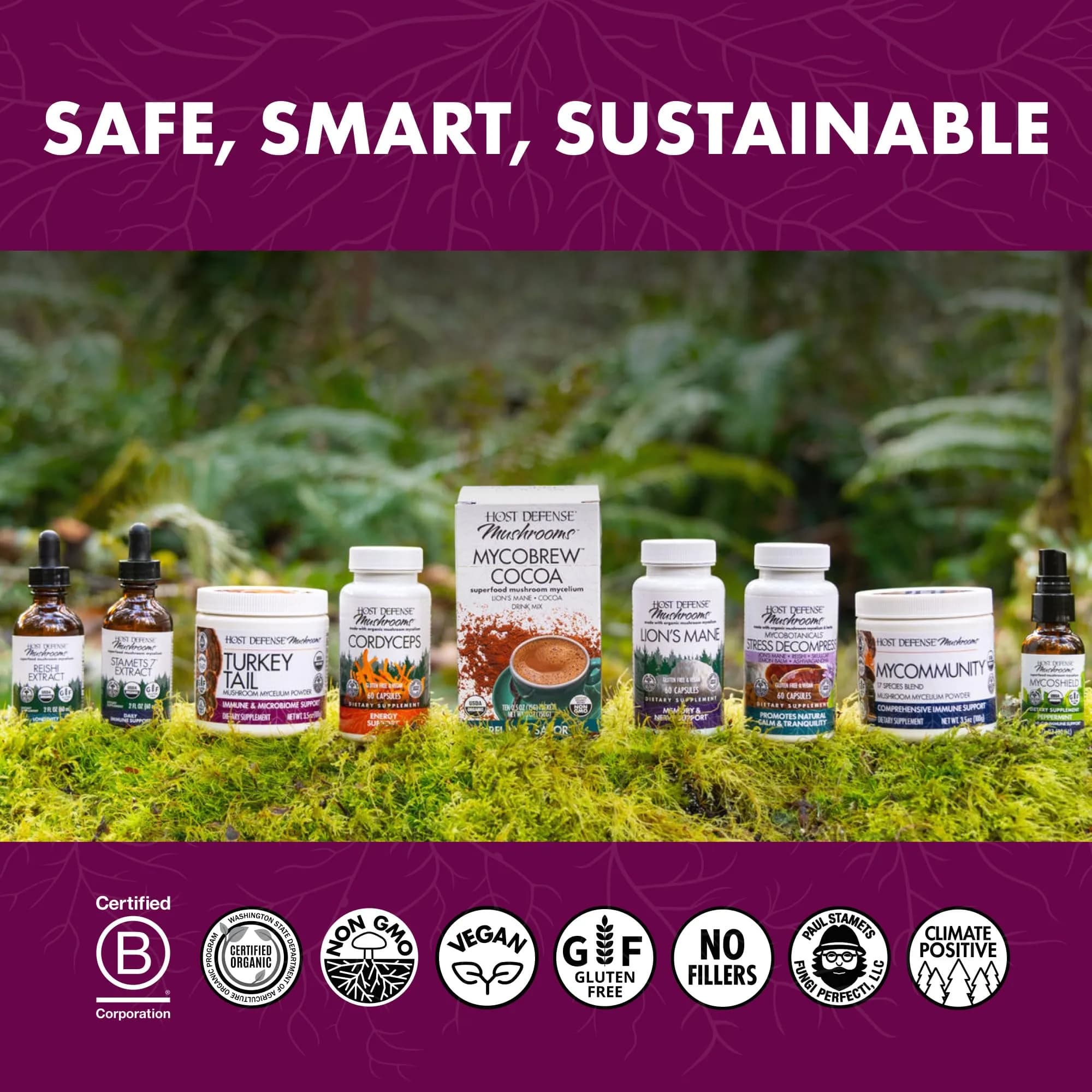 Host Defense Turkey Tail Capsules 120 Count | Digestive Health & Immune Response Support - view 7