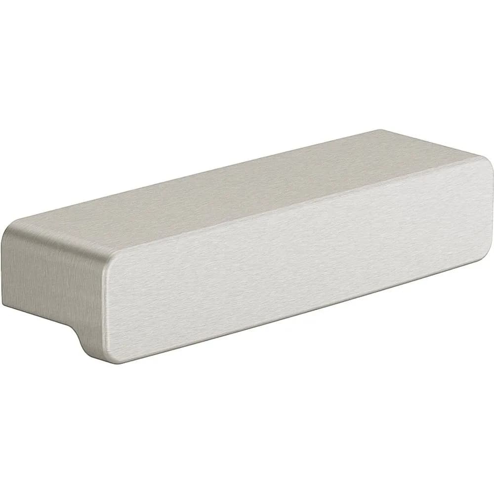 Moen 90 Degree Cabinet Pull Brushed Nickel 9.1 cm (3.54 in) | Modern Minimalist Hardware - main product image