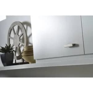 Moen 90 Degree Cabinet Pull Brushed Nickel 9.1 cm (3.54 in) | Modern Minimalist Hardware thumbnail 2
