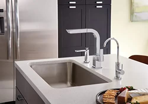 Moen 90 Degree Cabinet Knobs and Drawer Pulls, Chrome, 2.15 cm (0.85 in) Width | Concealed Screw Mounting thumbnail 7