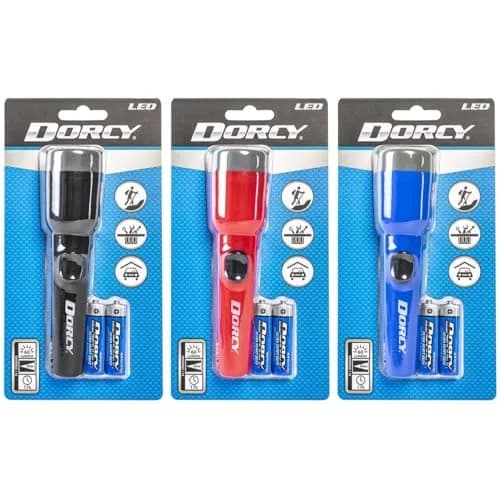 Dorcy 25-Lumen 2AA LED Deluxe Flashlight | Durable, 10-Hour Runtime, 50-Meter Beam thumbnail 5