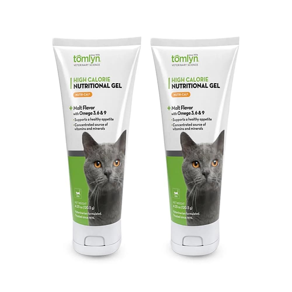 Tomlyn Nutri-Cal High Calorie Gel for Cats | Adult Cat | 4.25 oz (Pack of 2) | Supports Weight Gain & Energy