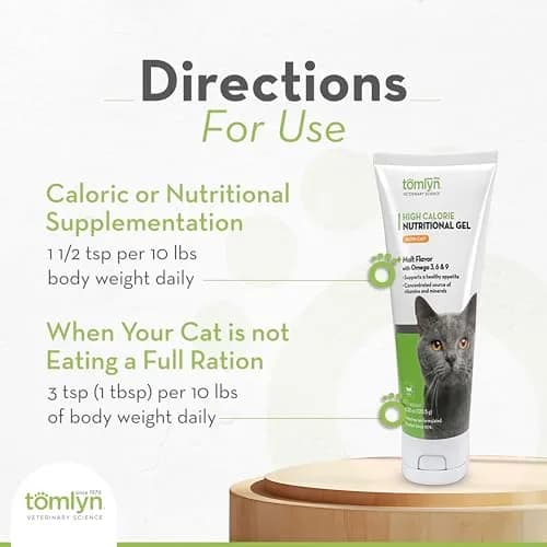 Tomlyn Nutri-Cal High Calorie Gel for Cats | Adult Cat | 4.25 oz (Pack of 2) | Supports Weight Gain & Energy thumbnail 5