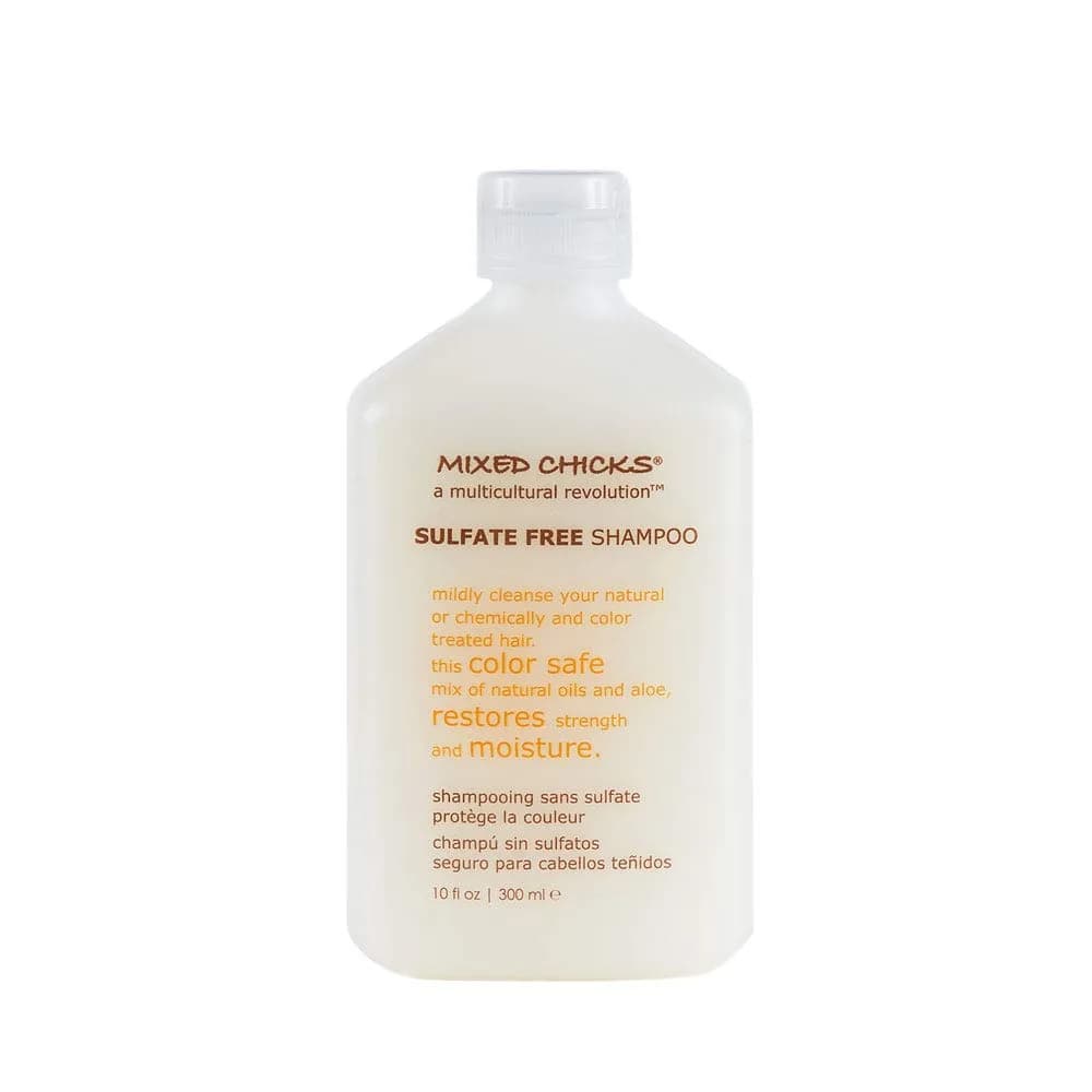 Mixed Chicks Sulfate-Free Shampoo for Colored & Chemically Treated Hair | Gentle Cleanser for Curly, Wavy & Straight Hair, 10 Fl Oz