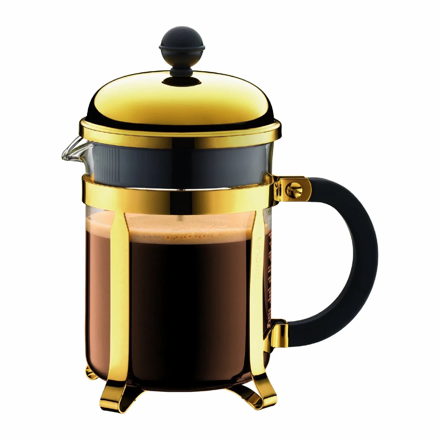 Bodum Chambord French Press Coffee Maker 473ml (17 oz) | Classic Gold Finish - main product image