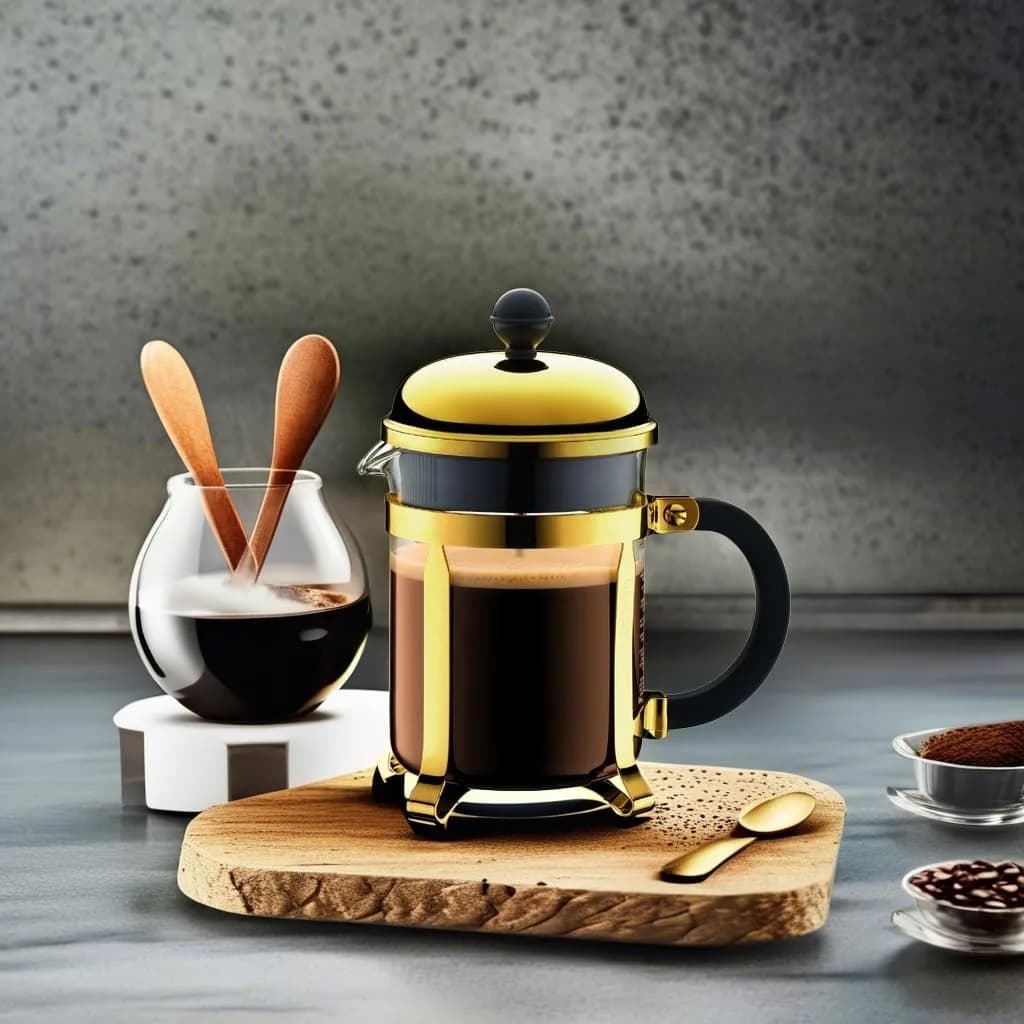 Bodum Chambord French Press Coffee Maker 473ml (17 oz) | Classic Gold Finish - view 5