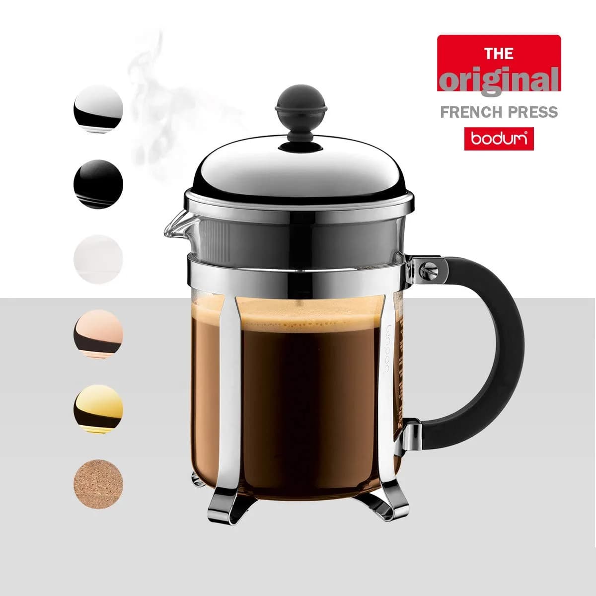 Bodum Chambord French Press Coffee Maker 473ml (17 oz) | Classic Gold Finish - view 2